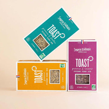 Pack découverte TOASTS BIO